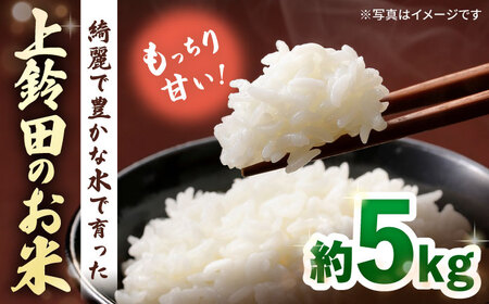 【R7年産新米先行受付：10月下旬以降発送】上鈴田のお米 5kg / 白米 米 長崎県産 新米 / 大村市 / 鈴田峠農園[ACAJ008]