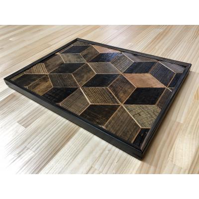 ふるさと納税 宍粟市 KOZAinoOBON【古材のお盆】ポリゴンAV6 |  | 01