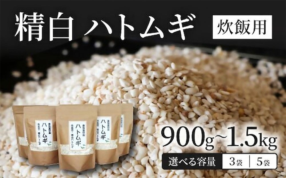 
                  【精白はとむぎ／スピード発送】精白ハトムギ 1袋300g 選べる袋数 3～5袋（ひきわりタイプ） | はとむぎ 精白 精白はとむぎ飯 はとむぎご飯 はとむぎ米精白 県産はとむぎ はとむぎ料理 スーパーフードハトムギ 大分県産 はと麦 ご飯と一緒に炊ける！ 豊後高田市
                