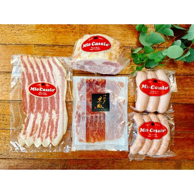 【のし付き】【小江戸黒豚】ハム・ソーセージ詰め合わせAセット【配送不可地域：離島】【1243862】