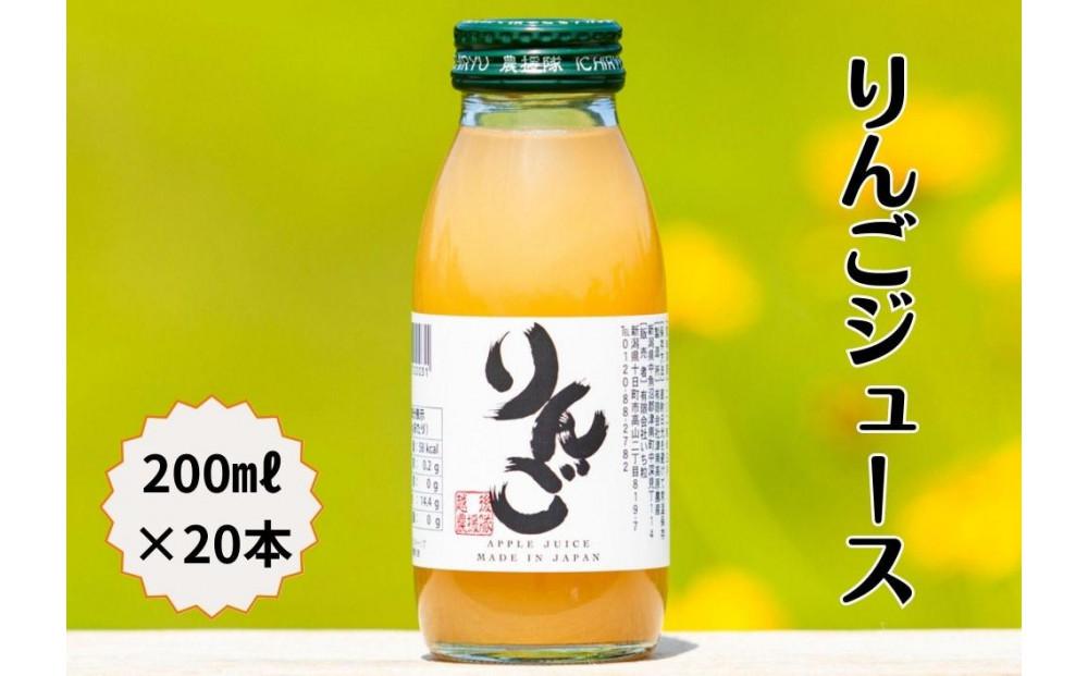 完熟りんごジュース200ml×20本127524-172