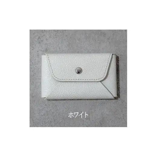 本革 カード 名刺入れ 日本製 レザー 革製品 カードケース Liete WH-21 ホワイト