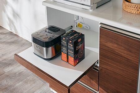 セクレト 90 オープンカウンターボード【諸富家具】：C221-001