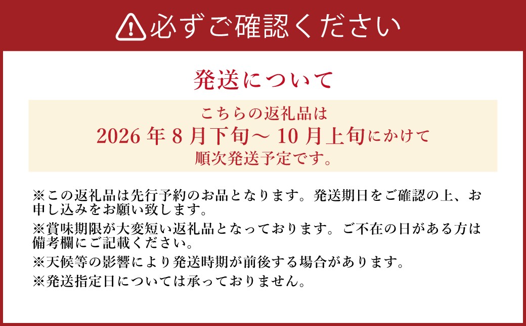 《先行予約》山之上の梨(品種はおまかせ) 約5kg(8～14玉)【2026年8月下旬-10月上旬 発送予定】