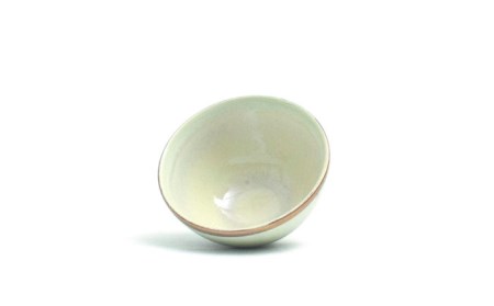 【美濃焼】Bowl S 口金 淡織部【RYOTA AOKI POTTERY/青木良太】 陶芸家 食器 小鉢 ボウル デザートカップ おしゃれ 国産 美濃焼 陶器 デザートボウル アイスボウル 小物入れ