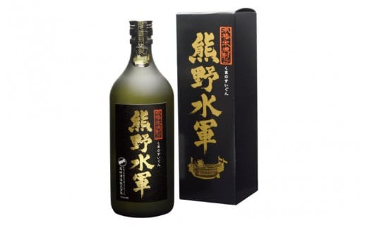 
                  熊野水軍　米焼酎　720ml×1本 化粧箱入り / 焼酎 米 米焼酎 お酒 酒 和歌山 熊野 【eki132B】
                