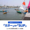 【ふるさと納税】【土浦市のラクスマリーナでマリンスポーツ】カヌーまたはSUPレンタル2時間利用券(1〜2名様)※離島への配送不可