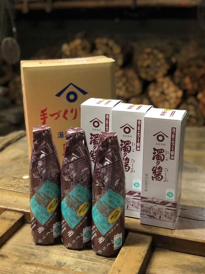 M401　湯浅醤油角長　人気２種６本セット