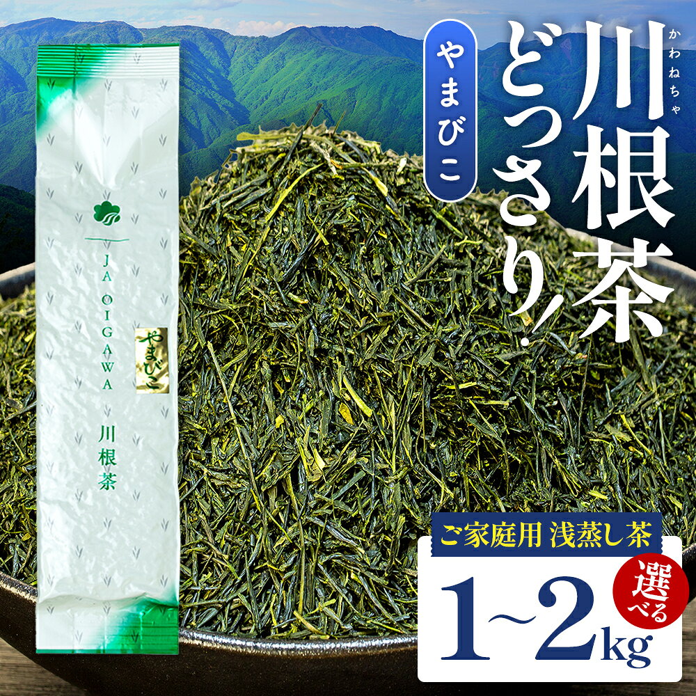 【ふるさと納税】川根茶 どっさり ご家庭用飲み茶1~2kgセット やまびこ(200g×5~10本) | ふるさと納税 ふるさと 静岡県 川根本町 静岡茶 川根茶 煎茶 浅蒸し 1kg 送料無料
