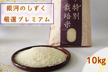 ＜令和７年産＞令和7年産 銀河のしずく厳選プレミアム（減農薬・減化学肥料）10kg 【1894】