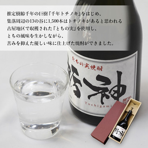 焼酎 限定生産 とちの実を使った焼酎「栃神」720ml 焼酎 ギフト焼酎 焼酎 京都の焼酎