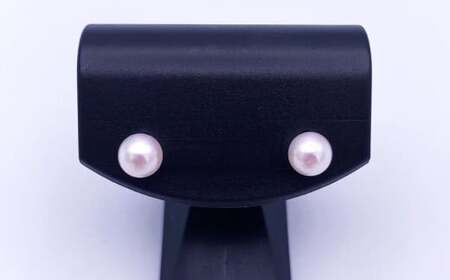 【あこや真珠】ピアス 約6.0～6.5mm（K18） アコヤ真珠 真珠 本真珠 パール アクセサリー 長崎県 長崎市