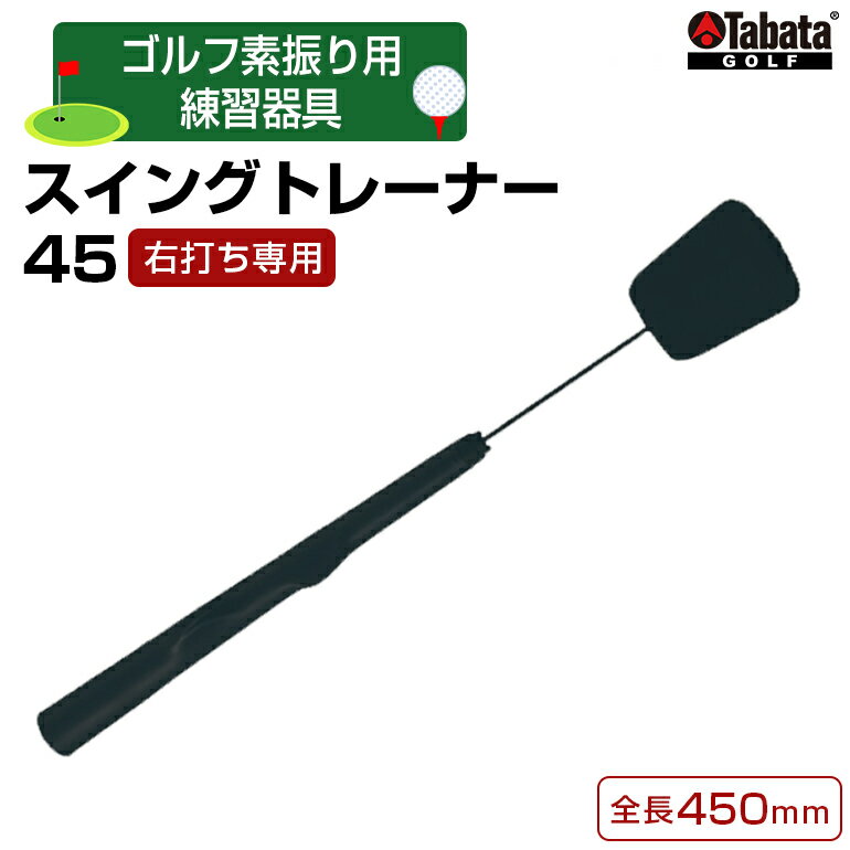 【ふるさと納税】タバタ Tabata スイングトレーナー45 右打ち専用 GV0237 ゴルフ ゴルフ用品 練習 ゴルフ練習 茨城県 練習器具 素振り用 素振り スイング トレーニング 【テンポイント（株）】 【ho1325】