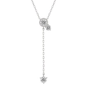 甲府の職人が手掛けるプラチナ ダイヤモンド ペンダントネックレス（KDP-1065PT）