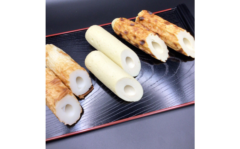 とうふちくわ＆鯛ちくわ8本セット (蒸し3本＆焼き3本＆鯛2本)【かろや商店】(ふるさと物産館) 312011_AS009