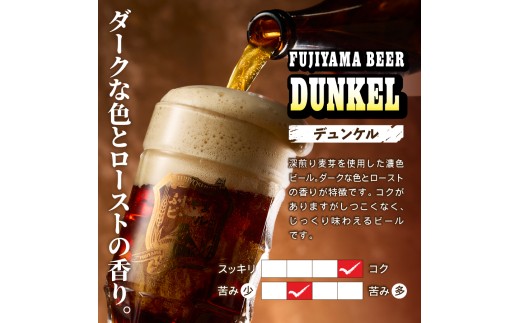 【12か月お届け】「ふじやまビール」プレミアムボトル500ｍｌ瓶　６本セット 定期便 クラフトビール 飲み比べ 3種 セット 飲み切りサイズ 地ビール 贅沢 ビール ギフト 酒 山梨 富士吉田