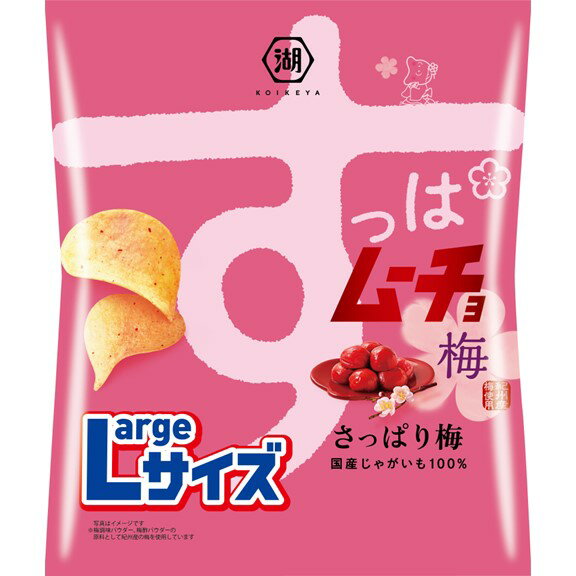 【ふるさと納税】湖池屋のLサイズすっぱムーチョさっぱり梅　108g×12袋　【ポテチ】 じゃがいも ジャガイモ お菓子 スナック おやつ おつまみ ポテトチップス ポテト チップス 大容量 まとめ買い プレゼント ギフト スナック菓子 送料無料