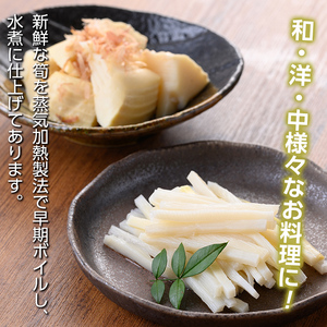 s557 たけのこ水煮 使い切りサイズ詰め合わせ(計480g・細切(80g×3袋)・乱切(80g×3袋)) 鹿児島 国産 タケノコ 竹の子 水煮 野菜 パック 煮物 炊き込みご飯【北薩農産加工場】