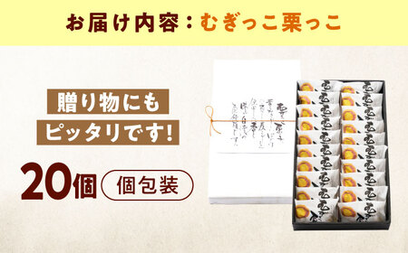 むぎっこ栗っ子（20入箱）[BAFL034] 栗