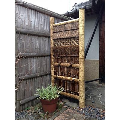 ふるさと納税 亀岡市 京竹工芸で和空間をつくる!　袖垣の定番・西山垣(幅75cm) |  | 01