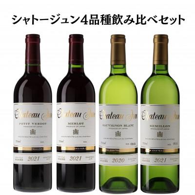 ふるさと納税 甲州市 シャトージュン　4品種飲み比べセット F-660