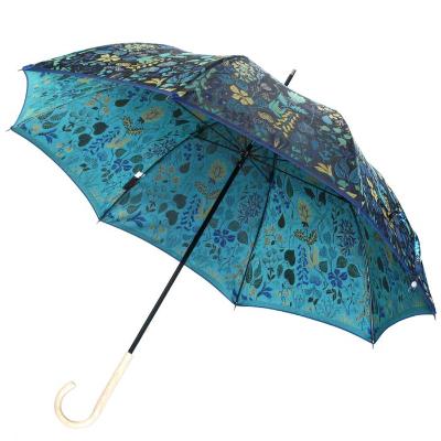 ふるさと納税 富士河口湖町 槙田商店【晴雨兼用】長傘 スティグ リンドベリ【HERBARIUM】(ハーバリウム) ブルー |  | 01