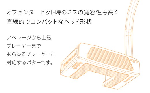 【 PROFOUND GOLF 】 パター GLORY 35インチ ゴルフ グローリー プロファウンド 初心者 上級者 putter