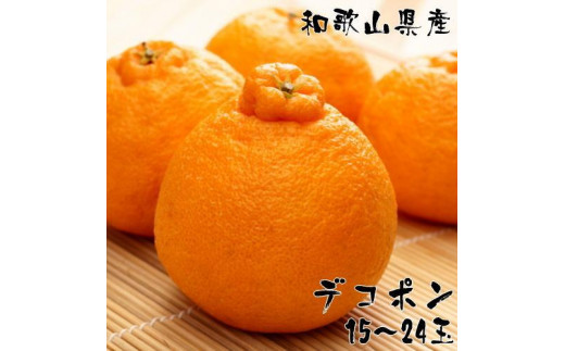 
            和歌山有田の濃厚デコポン 15～24玉 約5kg［先行予約］［MS78］
          