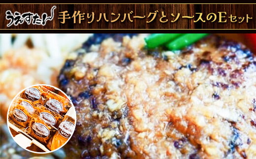 うえすたんの手作りハンバーグとソースのEセット　AA005