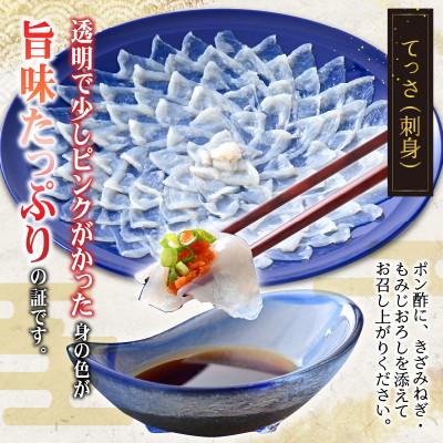 ふるさと納税 小浜市 若狭ふぐ　てっさ　(8人前) |  | 01