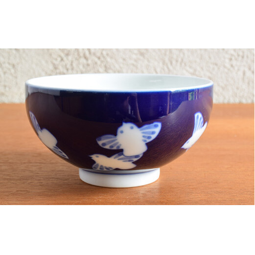 深川製磁 有田焼 ふくら雀 飯碗・湯呑セット A70-134_イメージ3