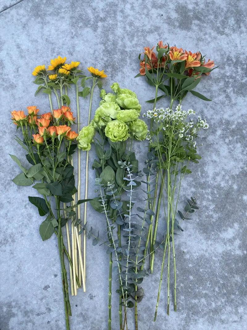 【お花の定期便】素材を楽しむ季節のお花(全12回）【素材を楽しむ季節のお花 フラワーライフ 切り花セット 毎月お届け 花本来の長さ 季節のお花 ご自宅にお届け 生け花 観賞用 飾り用 旬の枝物 全12