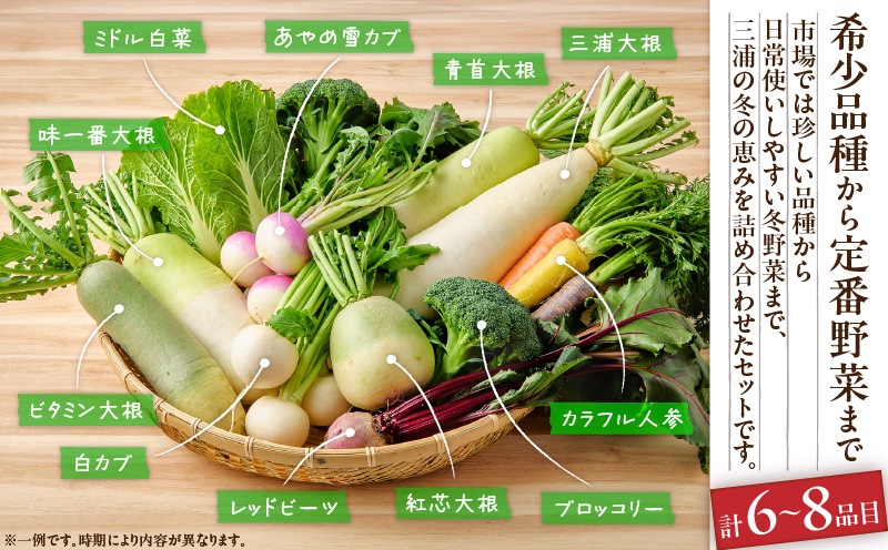 ボリューム満点！季節の野菜詰め合わせ（冬）　M001-004-02