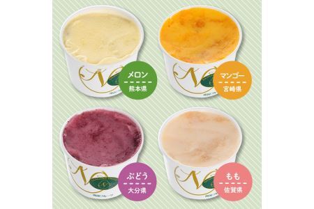 九州ジェラートセット(9個入) アイス アイスクリーム 苺 いちご イチゴ あまおう ぶどう マンゴー メロン もも モモ 桃 パイナップル パイン 不知火 しらぬい タンカン たんかん フルーツ 国