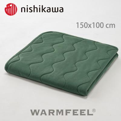 ふるさと納税 岸和田市 西川のWARMFEEL(ウォームフィール)　ハーフケット　グリーン　150×100cm |  | 01