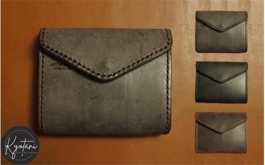 【ダークブラウン】財布 高級ブライドルレザー ミニウォレット 手縫い カラー3色【ダークブラウン ブラック バーガンディ】｜革 革製品 ミニ財布 コンパクト財布 メンズ レディース 小銭入れ ハンドメイド