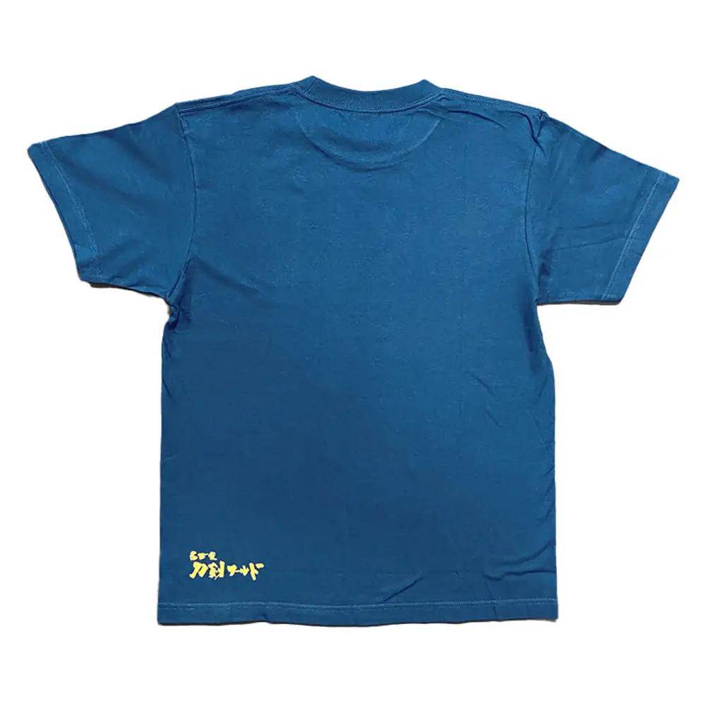 オリジナル【三英傑家紋Tシャツ】Ｓサイズ（ネイビー）／名古屋刀剣博物館