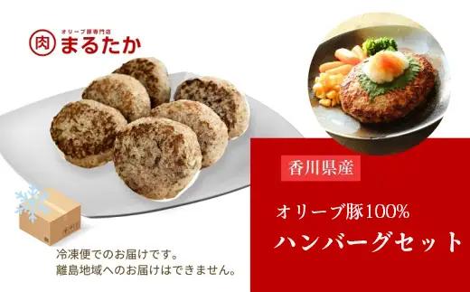 ハンバーグ 6個入り オリーブ 豚 ハンバーグ