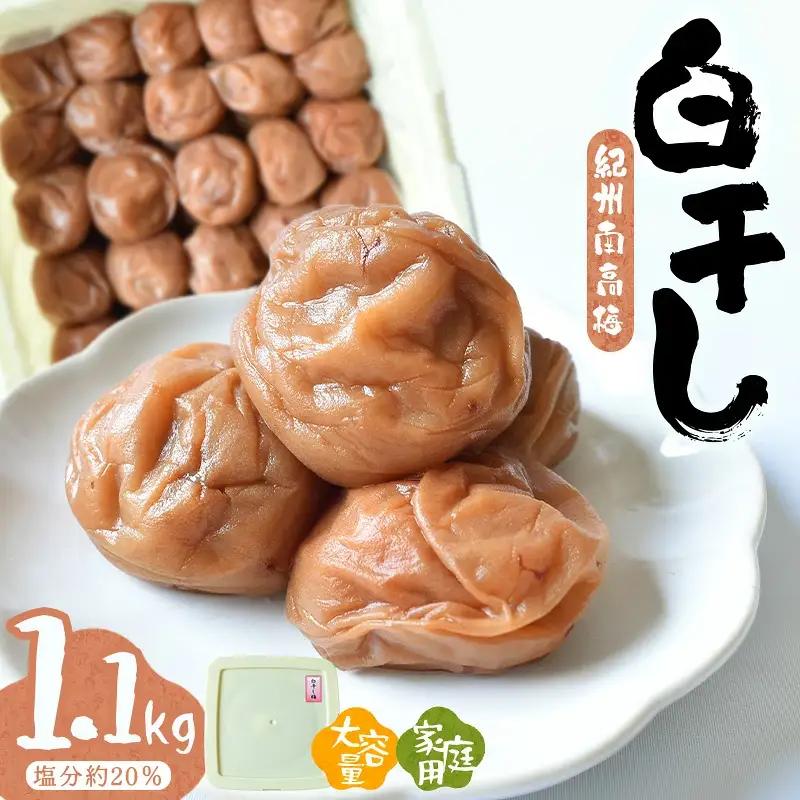 紀州南高梅白干〔家庭用〕1.1kg　hjumys014A【hjumys014A】