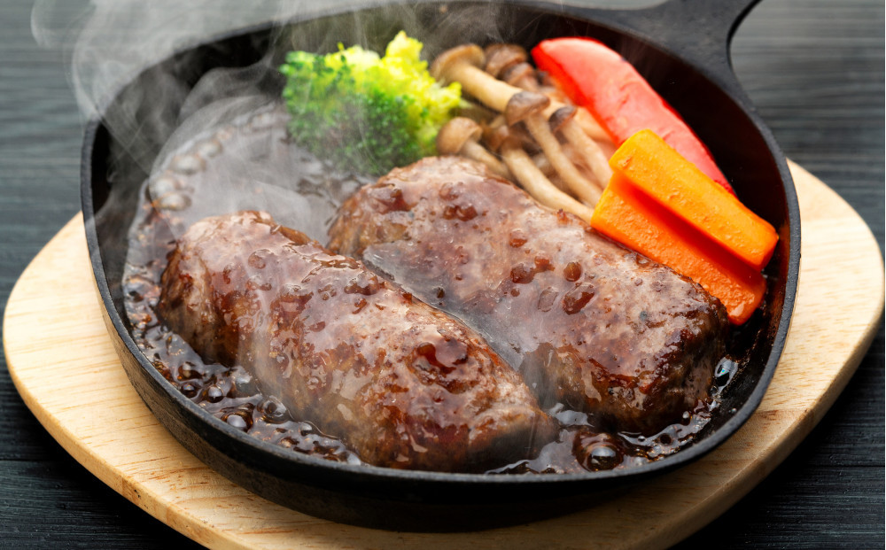御前崎店舗限定商品 業務用 満点ハンバーグ 2100ｇ（150ｇ×7個×2袋） ボリューム満点 牛肉100％１番人気！！肉のプロが手がける！！累計150万個以上の売上 静岡県 ハンバーグ王国 お肉屋さ