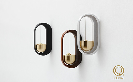 どありん 燻 高岡銅器 おりん ドアベル インテリア おしゃれ モダン 民芸品 工芸品 雑貨 日用品  FAD-0103