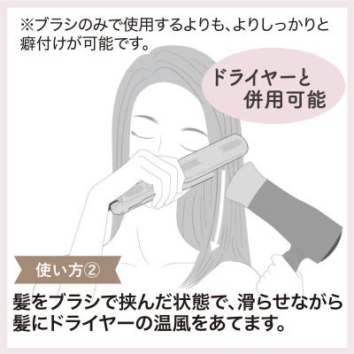 ふるさと納税 東大阪市 《ストレート》天然豚毛100%/ストレートヘアブラシ(ヘアアイロン代役・縮毛矯正) |  | 03