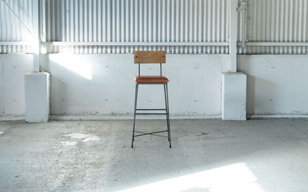 SK COUNTER CHAIR -本革- ブラウン 椅子