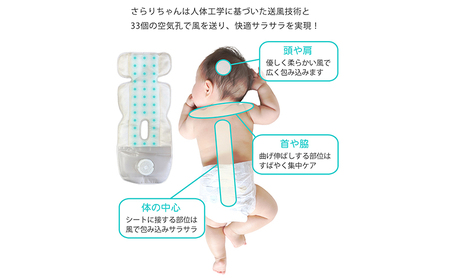 ベビーカーシート ファン付き メッシュ 扇風機 送風 ファンシート 夏 暑さ対策 クールシート 赤ちゃん 新生児 ベビーカー用 ベビーカークッション 夏対策 ベビーシート シート クッション Sunr