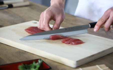 左利き用 濃州正宗作 ステンレス刺身包丁240mm
