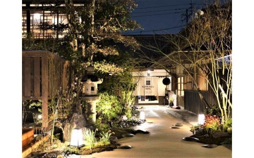 NIPPONIA HOTEL 八女福島 商家町 1泊2日ペア宿泊券（2食付き）【レターパック】