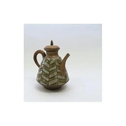 釉彩注器（酒器）和食器 醤油さし ソースポット 陶芸品《受注制作》蓋付き注器 調味料入れ 酒器 お銚子 徳利 和食器 おすすめ おしゃれ モダン 陶芸 手作り 食器 陶器 陶芸作家 インテリア オブジ