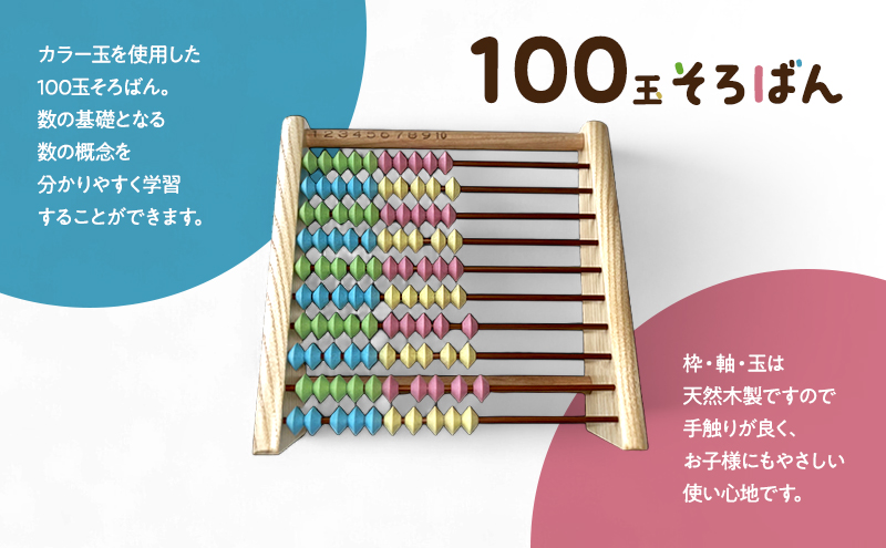 100玉そろばん　一日市長おのののかさん限定カラー / 播州そろばん 算数 オリジナル 算盤  おのののか タレント