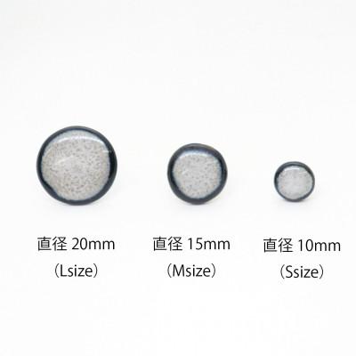 ふるさと納税 瑞浪市 【美濃焼】白むらタイルピアス(直径10mm) |  | 02