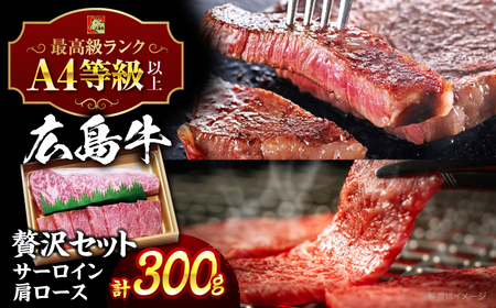 【スピード発送】牛肉 肩ロース・サーロインセット [APAZ022] 牛肉